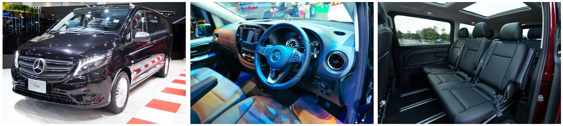 Auto Mercedes Vito innen und außen